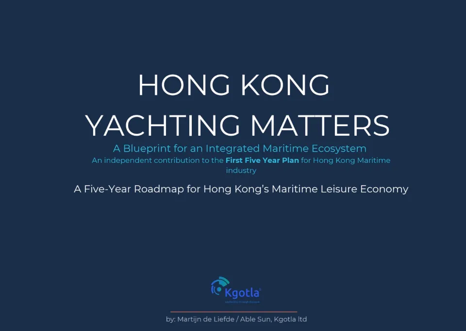 Cover of Hong Kong Yachting Matters: A Blueprint for an Integrated Maritime Ecosystem